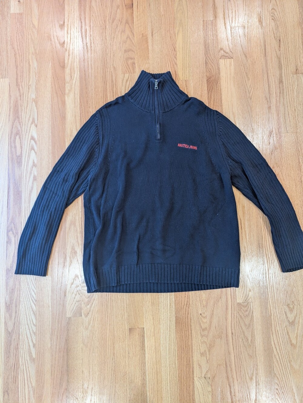 Nautica Jeans Size XXL 3/4 Zip Sweater
